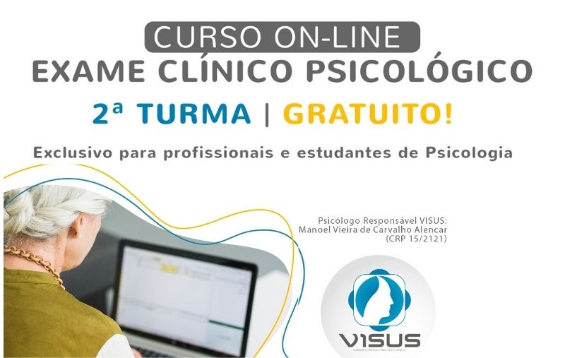 CURSO ON-LINE EXAME CLÍNICO PSICOLÓGICO 2º TURMA