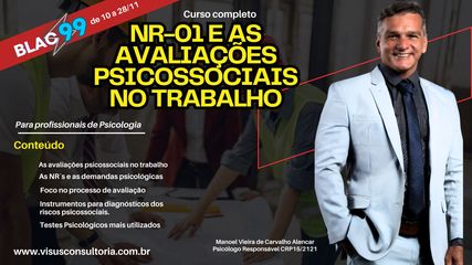 Curso NR-01 e as Avaliações Psicossociais no Trabalho 